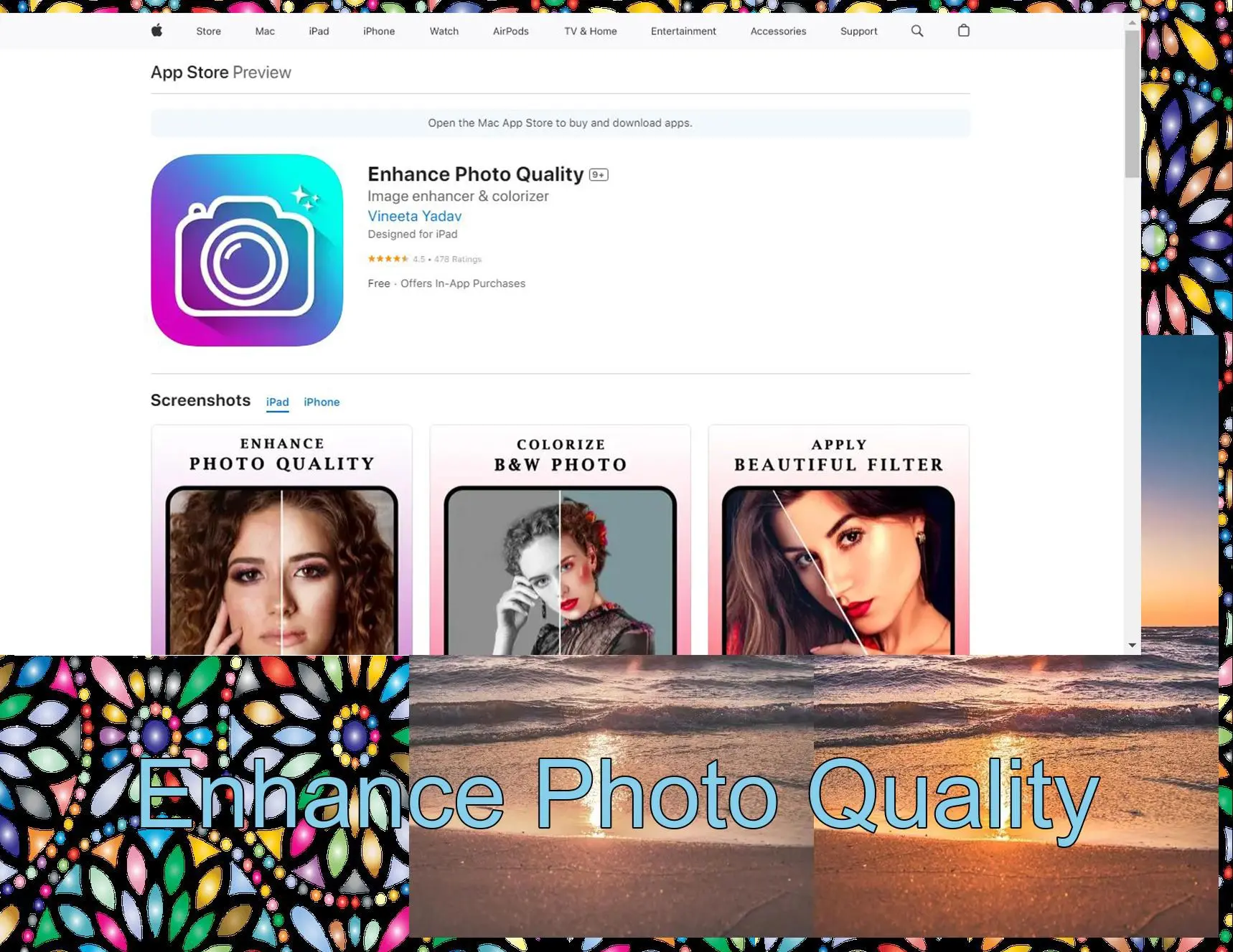 Zlepšení kvality fotografií..