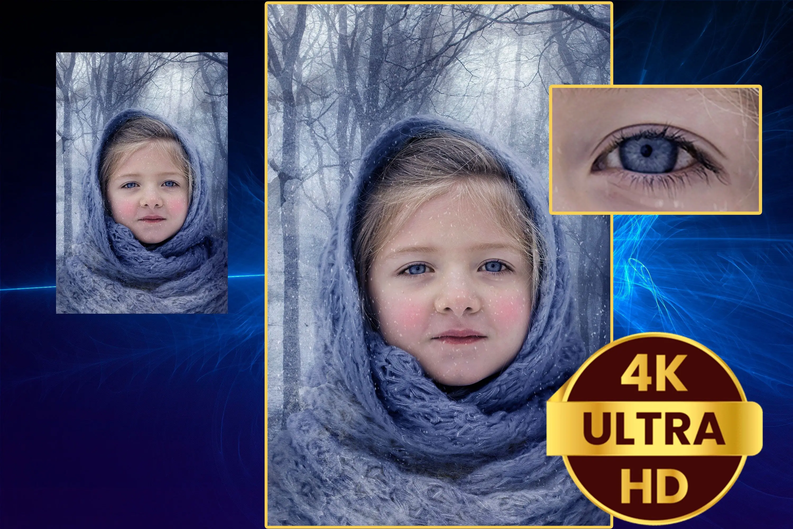 Převod fotografie do kvality Ultr HD - 4K..