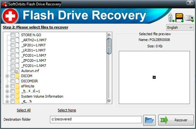 SoftOrbits SoftOrbits Flash Drive Recovery - Snímky obrazovky..