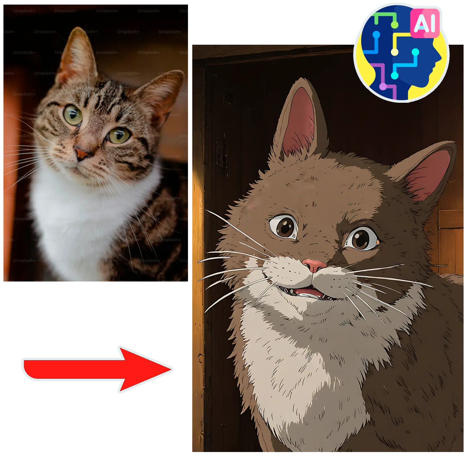 Převeďte libovolný obrázek na styl Ghibli.