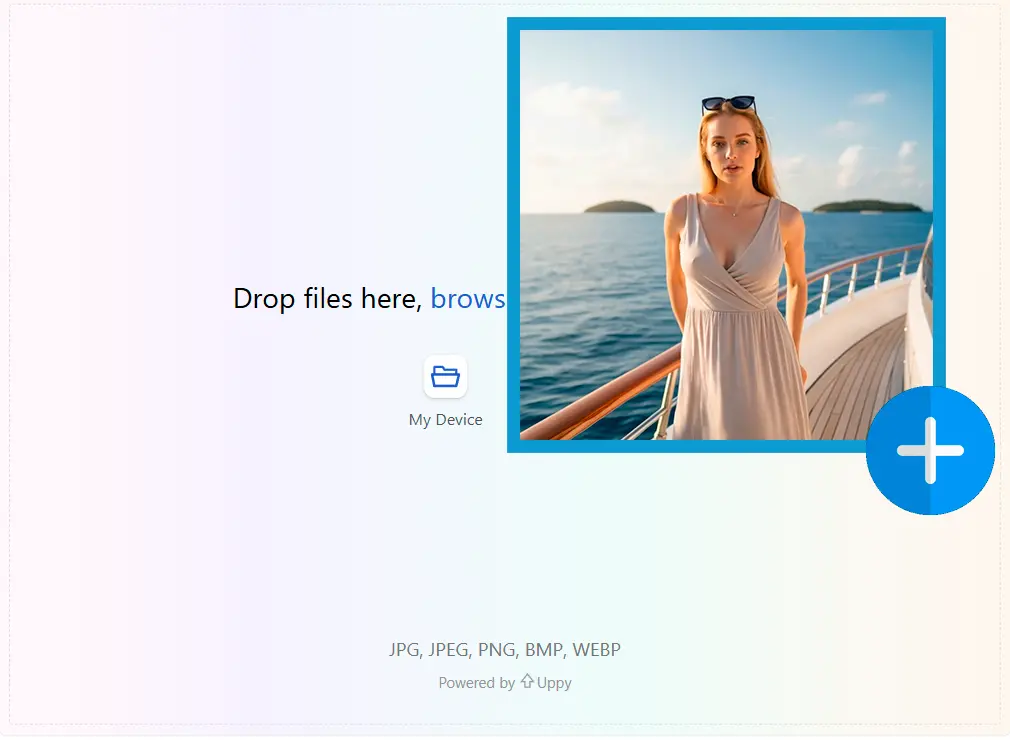 Nahrát referenční obrázek.