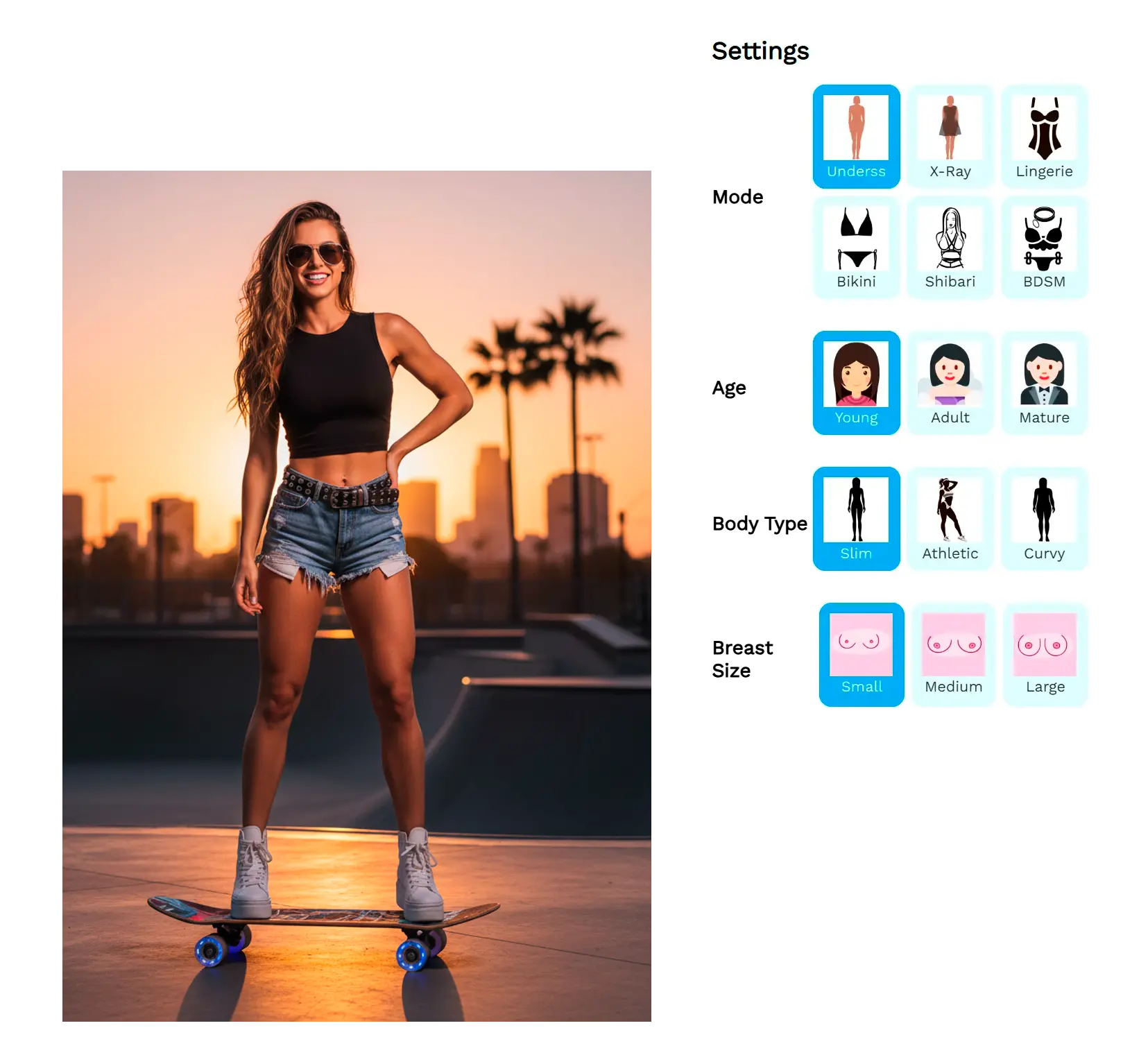 Konfigurujte Vzhled Výsledku.