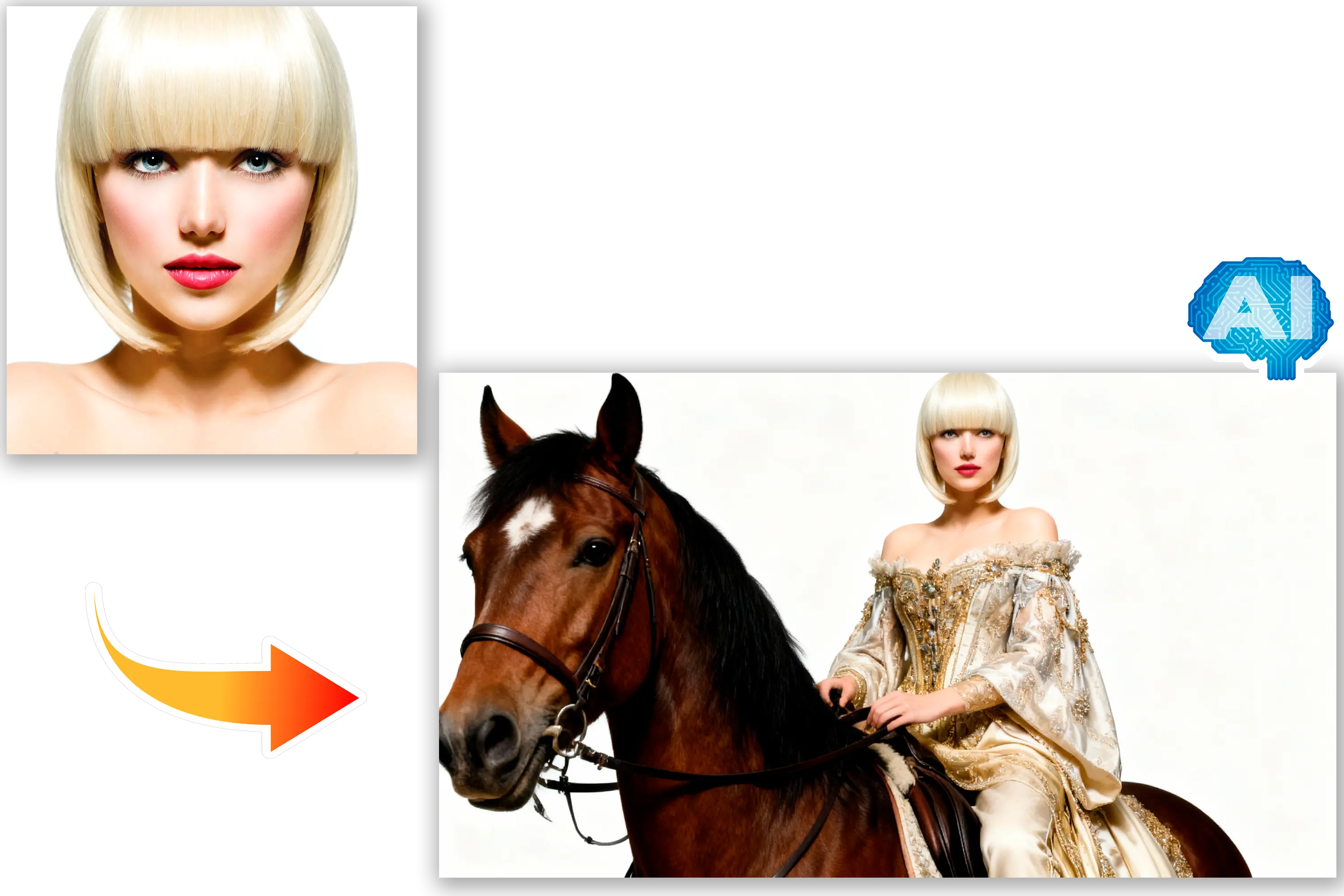 Použijte referenční obrázky.