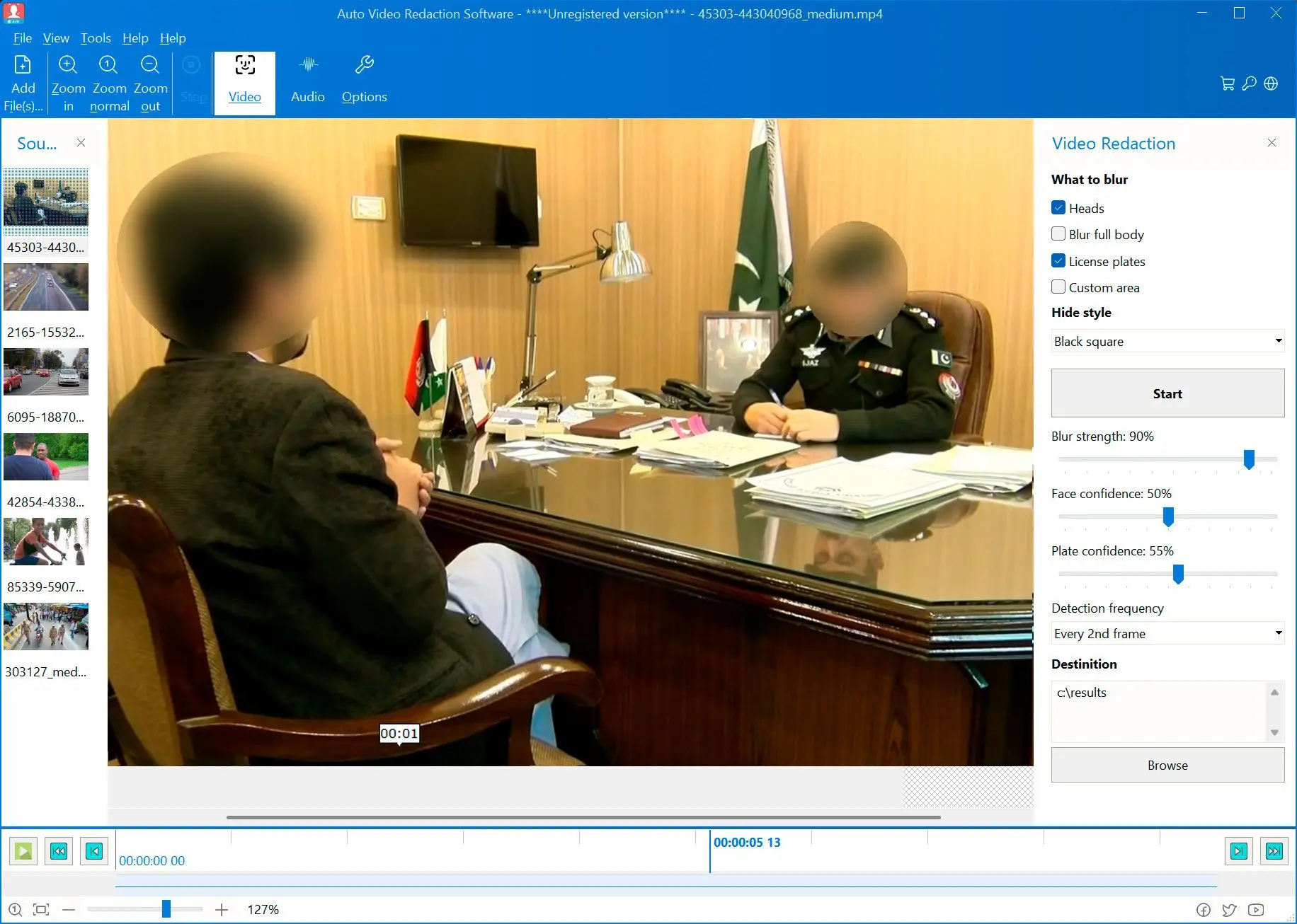 Zpracování a uložení.