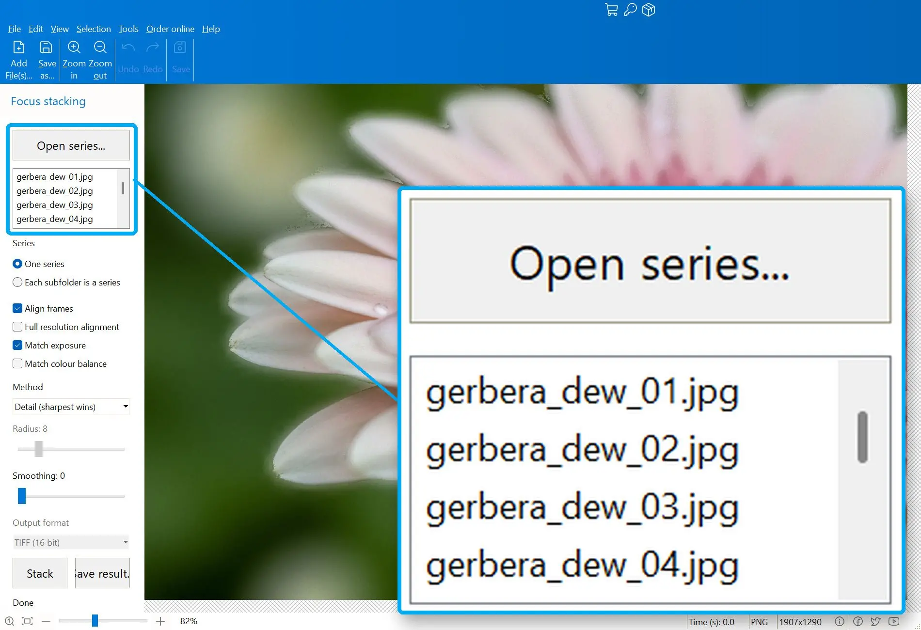 Instalace programu.