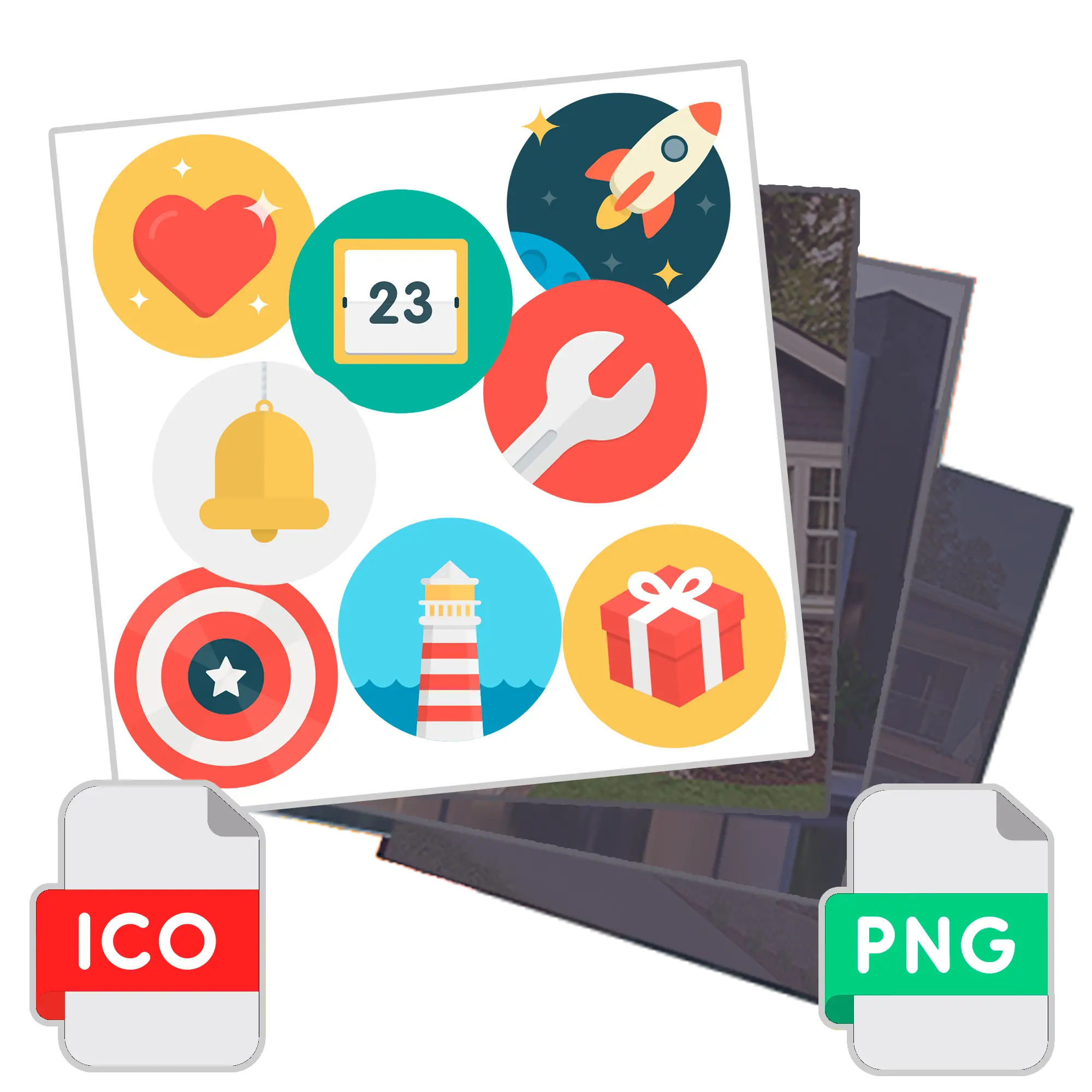 Dávkový převod ICO na PNG.
