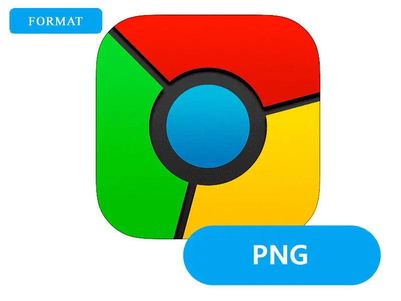 Zvolte výstupní formát PNG.