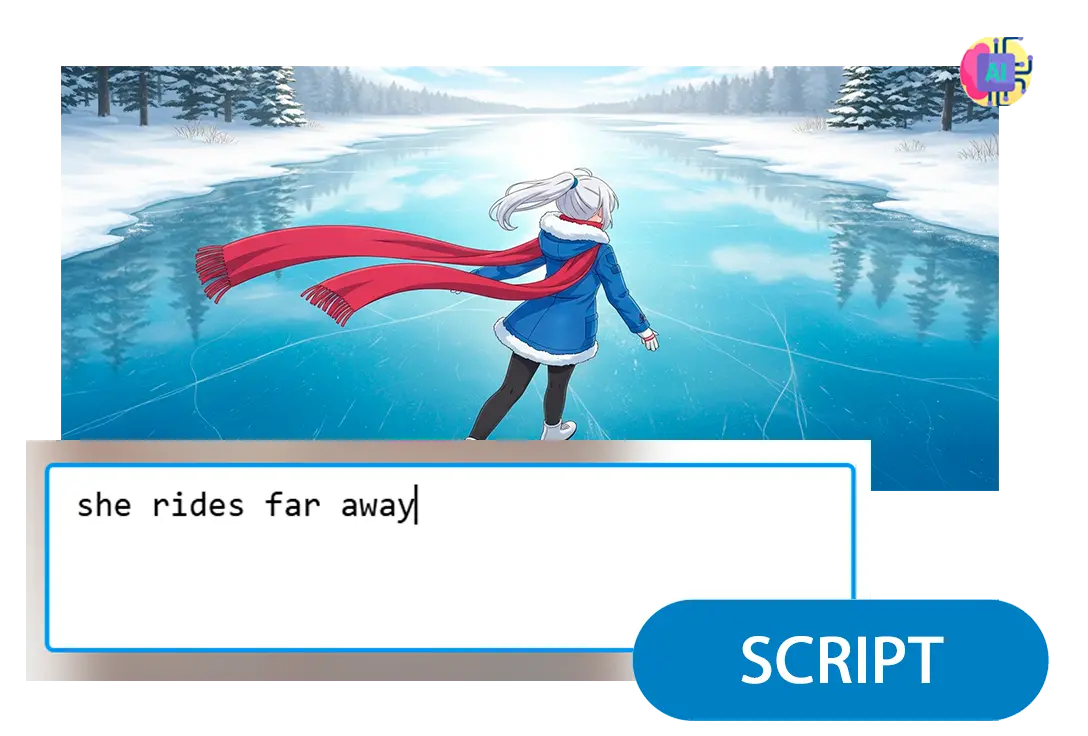 Zadejte Skript Animace.