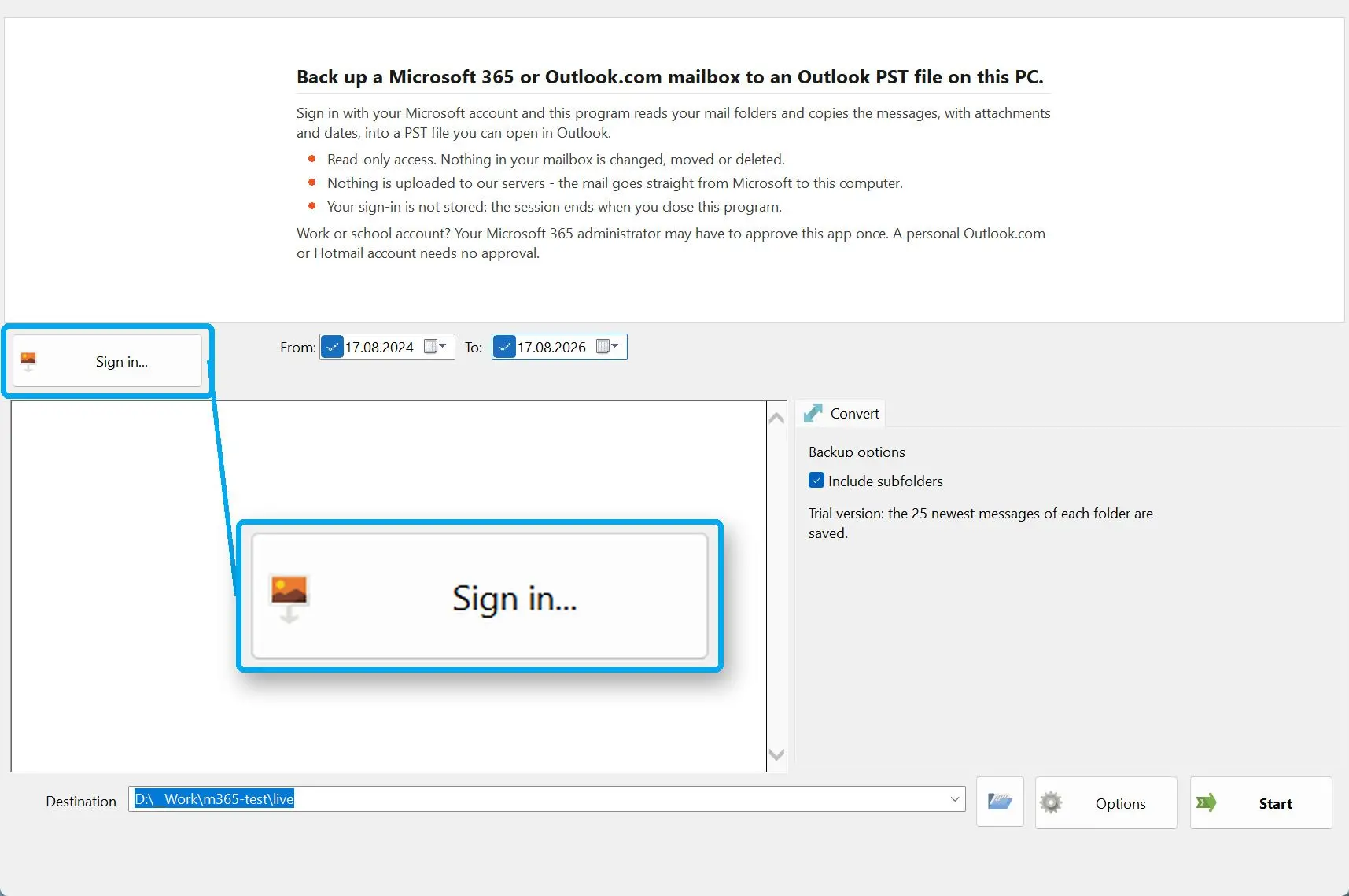 Přihlásit se pomocí Microsoftu.