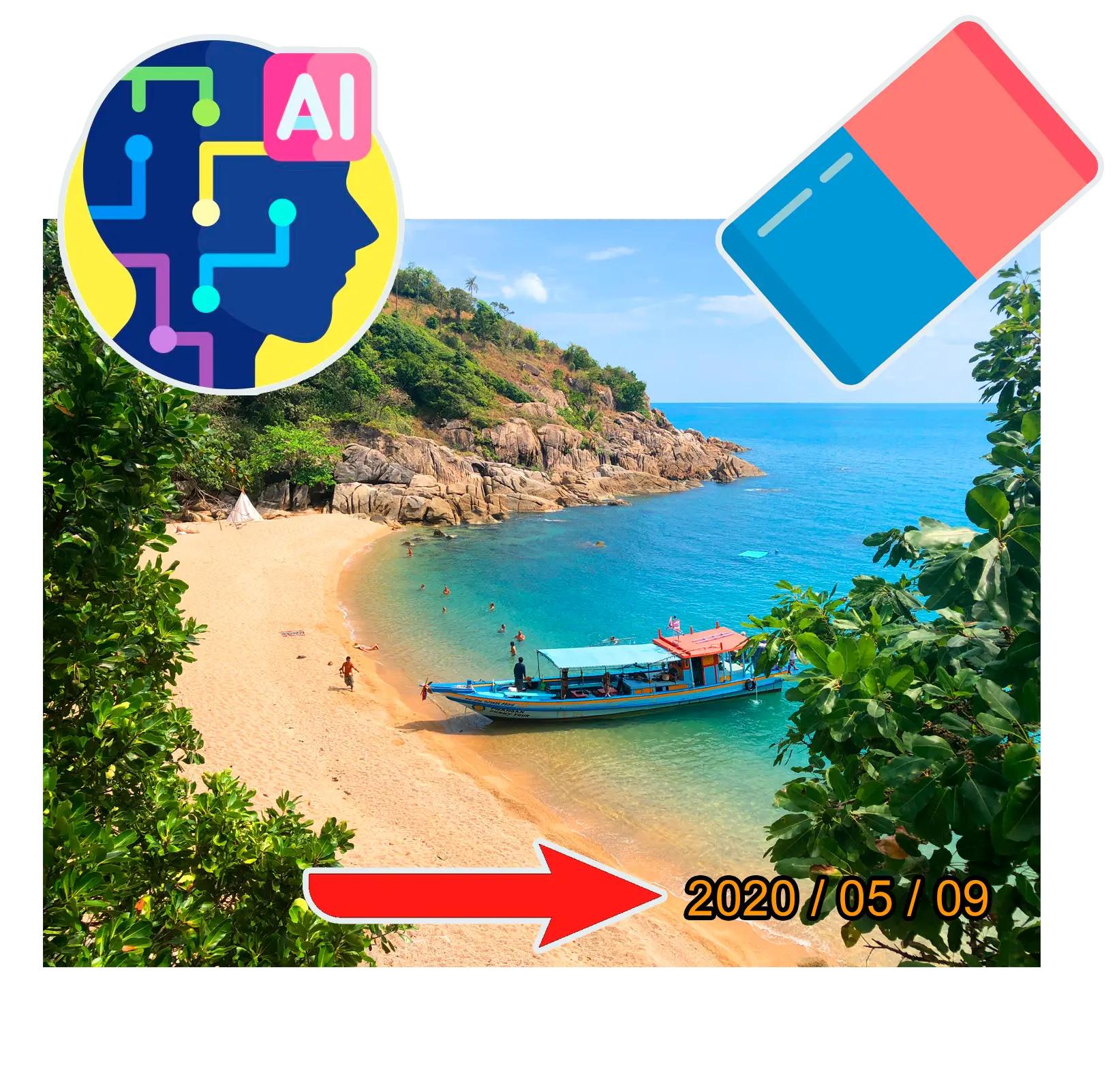 Výkonná detekce vodoznaků pomocí AI.