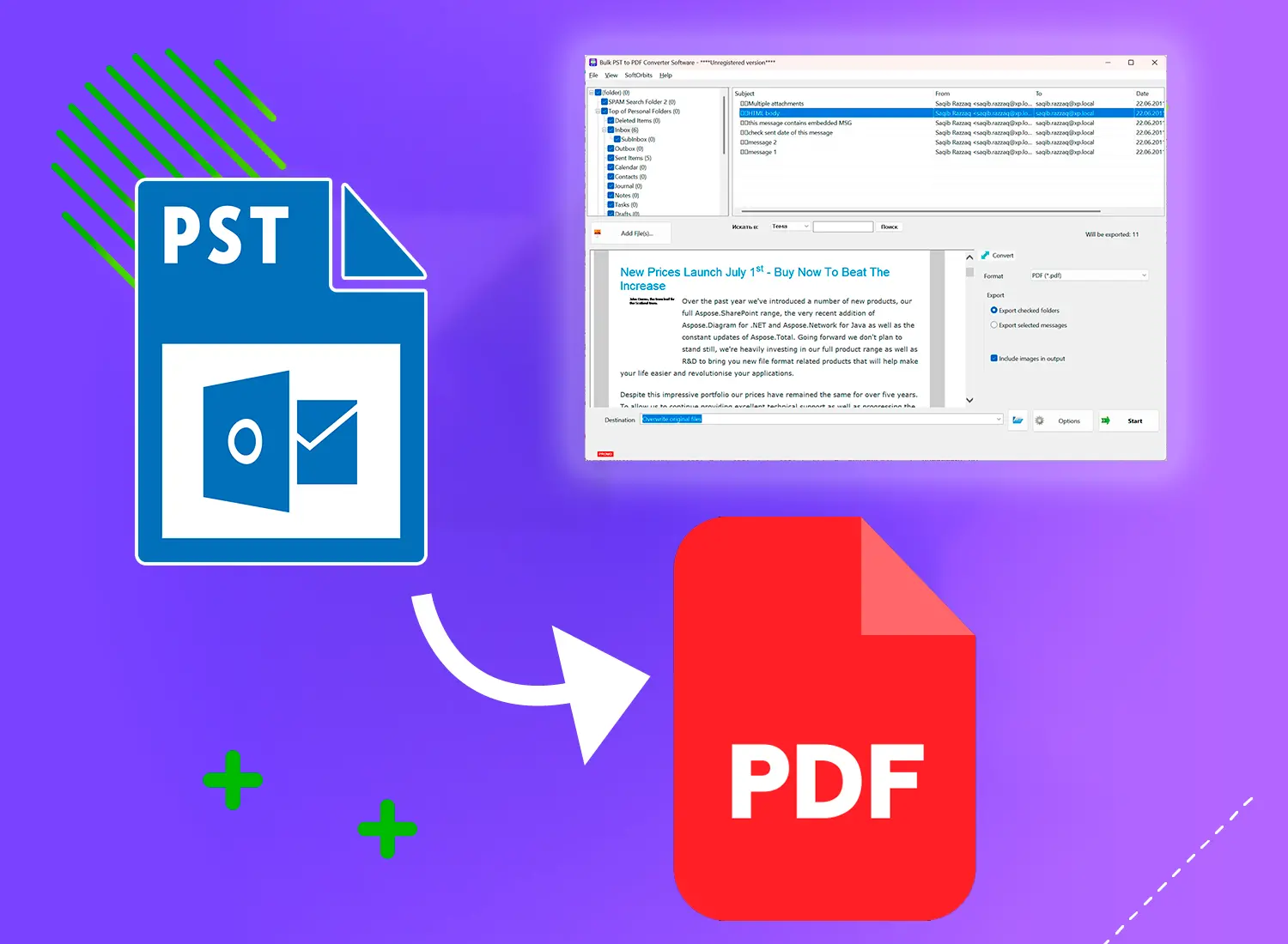 Co získáte s konvertorem PST do PDF.