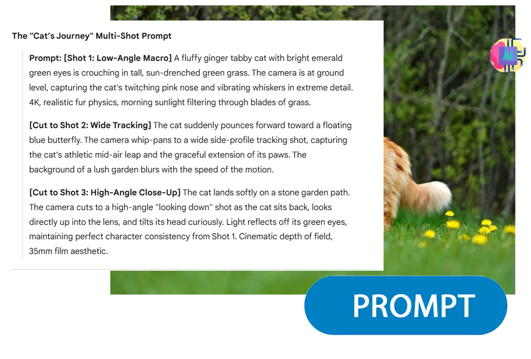 Zadejte svůj scénář.