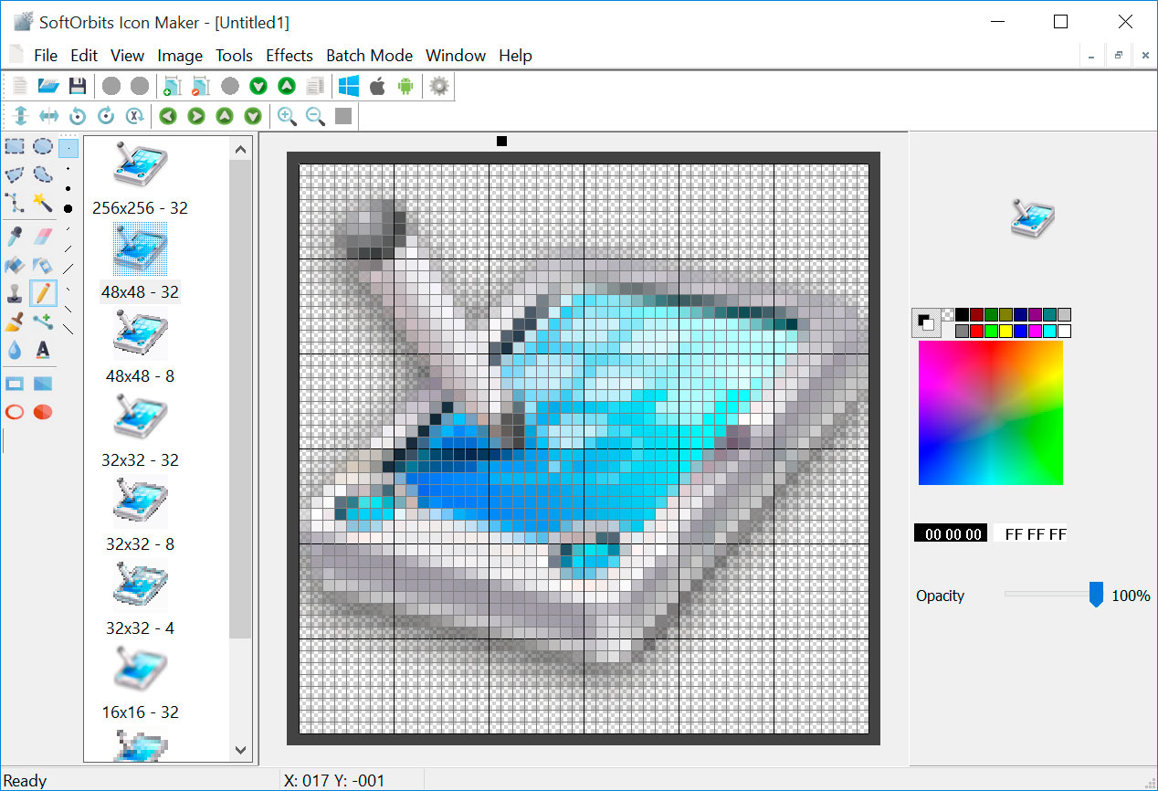 SoftOrbits Icon Maker result