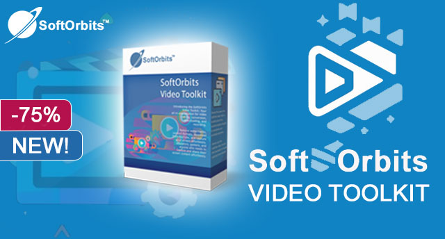 SoftOrbits Video Toolkit Snímek obrazovky